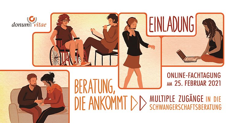 Motiv der Einladungskarte zur HeLB-Fachtagung (© donum vitae e.V.)