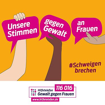 „Wir brechen das Schweigen“ – zum Internationalen Tag gegen Gewalt an Frauen